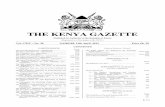 THE KENYA GAZETTEkenyalaw.org/kenya_gazette/gazette/download/CXIV_28.pdfTHE KENYA GAZETTE Published by Authority of the Republic of Kenya ... THE TOBACCO CONTROL ACT (No. 4 of 2007)