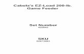 Cabela's EZ-Load 200-lb. Game Feeders EZ-Load 200-lb. Game Feeder Set Number 420043 SKU 02873983