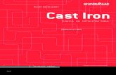 Cast Iron - Charlotte Pipe · PDF file2 Cast Iron Installation As the leading manufacturer of cast iron soil pipe and fittings, Charlotte Pipe and Foundry can be your one-stop source