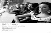 IMANI WINDS - The Clarice Smith Performing Arts Centertheclarice.umd.edu/.../program-notes/Clarice-Imani-Winds-program.pdf · Jason Moran and Paquito D’Rivera. Imani Winds made