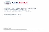 EVALUATING MFIS SOCIAL PERFORMANCE: A …pdf.usaid.gov/pdf_docs/PDACG793.pdfEVALUATING MFIS' SOCIAL PERFORMANCE: A MEASUREMENT TOOL ... CSR Corporate Social Responsibility ... Sole