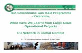 IEA Greenhouse Gas R&D Programme – Overview. What · PDF fileIFFCO CO2 Recovery Plant - Phulpur Weyburn Chemical Co. “A” CO2 Recovery Plant Zama EOR Project. Bellingham Cogeneration