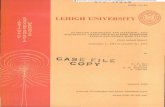 LEHIGH UNIVERSITY I - ntrs.nasa.gov · PDF fileLEHIGH UNIVERSITY I ... LEHIGH UNIVERSITY Bethlehem, Pennsylvania 18015. ... steel in the chemical studies during the initial phase of