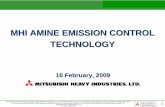 MHI AMINE EMISSION CONTROL TECHNOLOGY MHI_Kamijo.pdfMHI – – Commercial CO2 Capture Plant Experience 2. 2. Map of MHI Commercial CO2 Capture Plant Sites 3. 3. ... Recovery (CDR)