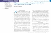 Pharmaceutical Packaging with Brite Stock Manufacturing · PDF file2 PHARMACEUTICAL ENGINEERING September/OctOber 2012 ITE T AATI on performance of the primary equipment or lack of