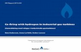 Co-firing with hydrogen in industrial gas turbines1).pdf · potential to co-fire hydrogen with natural gas in their SGT-800 gas turbines and they are exploring this possibility. The