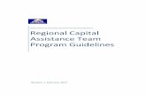 Regional Capital Assistance Team Program Guidelines · PDF fileRegional Capital Assistance Team Program Guidelines Revision 1: ... NEW SERVICES - SURPLUS LAND SURVEY ... REGIONAL CAPITAL