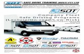 Safe Driving Programs (Lecture/On-road/Low-Risk) COMPANY FLEET PROPOSAL... · Driver Familiarization Programs ... Post-course Report: The trainer will compile a written report on
