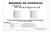 MANUAL DE SERVICIO - Portal do Eletrodomestico: Tudo · PDF file · 2012-06-03manual de servicio modelos 48 modelos 44, ... refrigeradores electronicos no frost 220-240 / 50hz modelos: