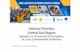 National Priorities Central Sub Region - DIPECHO LACdipecholac.net/annual-achievements-in-barbados/docs/24-Nov/... · National Priorities Central Sub Region ... and Reporting Template