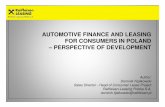 AUTOMOTIVE FINANCE AND LEASING FOR CONSUMERS · PDF fileThe market for automotive finance and leasing for consumers in Europe was ... distribution channel and financing method . ...