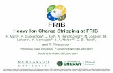 Heavy Ion Charge Stripping at FRIB - HB2016 · PDF fileA Superconducting Radio Frequency folded linac layout was chosen with ... 2003 Thin-film liquid-lithium ... that the power deposited