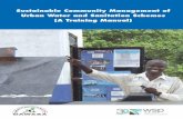 Sustainable Community Management of Urban Water · PDF fileupper hill road p.o. box 30577 nairobi kenya ... sustainable community management of urban water ... sustainable community