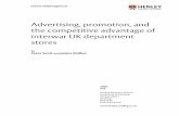 Advertising, promotion, and the competitive advantage · PDF filegareth.jones Section name School of Management Advertising, promotion, and the competitive advantage of interwar UK
