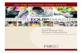 2015-2016 Fort Bend ISD Phone Directory · PDF fileFort Bend ISD Phone Directory ... 44945 Bogle, Cynthia Reading Recovery 41167 Bogle, ... 45499 Brady, Teresa Police Department