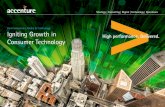Communications, Media & Technology Igniting Growth in ... · PDF fileIgniting Growth in Consumer Technology ... Survey for communications, media and technology companies polled 28,000