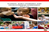 Florida Early Learning and Developmental Standards · PDF fileThe Florida Early Learning and Developmental Standards ... and the Department of Education ... Florida’s Early Learning
