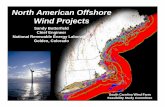 North American Offshore Wind Projects - · PDF fileChief Engineer National Renewable Energy Laboratory ... New project underway at ... Statoil/Norske Hydro SWAY Concept development