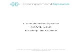 ComponentSpace SAML v2.0 Examples Guide SAML v2.0 Examples Guide 3 If this is changed, the corresponding ExampleServiceProvider’s and MiddlewareServiceProvider’s SAML configuration