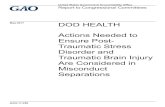 May 2017 DOD HEALTH - Government Accountability … States Government Accountability Office Highlights of GAO-17-260, a report to congressional committees May 2017 DOD HEALTH Actions