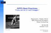 GPFS Best Practices - ou GPFS on AIX, Linux, Windows as well as NFS and CIFS Works with almost any block storage device ... are and what are not GPFS best practices. ibm ...