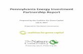 Pennsylvania Energy Investment Partnership Report Energy Investment ... Capital Sources ... market potential and encouraging private investment. An EIP could offer various clean energy