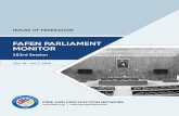 FAFEN PARLIAMENT MONITORfafen.org/wp-content/uploads/2016/10/253rd-Report.pdfFAFEN PARLIAMENT MONITOR Sep 26 - Oct 7, 2016 253rd Session The Senate took up heavy agenda during eight