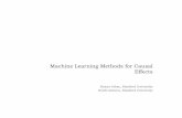 Machine Learning Methods for Causal  · PDF fileMachine Learning Methods for Causal Effects Susan Athey, Stanford University Guido Imbens, Stanford University