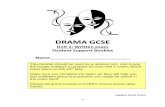 DRAMA GCSE - Highgate Wood Secondary School GCSE/GCSE...Depending on the question, you could be writing about any of the elements above. In most answers you will refer to more than