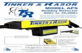 Holiday Detector 800v to 35,000v - Tinker & Rasortinker-rasor.com/wp-content/uploads/2016/06/APS_Li-106-016.pdf · Holiday Detector 800v to 35,000v R& ASOR Distributed by ... •