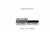 SEWING MACHINE - · PDF fileMODEL 385. 19601. IMPOIRTANT SAFETY ... You have lust purchased a Kenmore t O0 Stitch seWmg machine that can, ... - C_t.Out Work Edging and Applique []