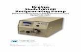 ReaXus Model 6010R Reciprocating Pump - Teledyne · PDF fileReaXus Reciprocating Pump Safety 3 ReaXus Reciprocating Pump Safety General Warnings Before installing, operating, or maintaining