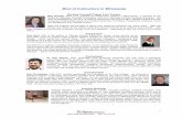 Bios of Instructors in Minnesota - well- · PDF fileBios of Instructors in Minnesota   651-747-7779 1 Massage Therapist/Trigger Point Therapy ... 20th generation Grandmaster,