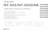 Z NT-503/NT-503DAB - · PDF fileNT-503/NT-503DAB Z D01270650C USB DAC/ Network Player Network Manual ... service marks, or certification marks of the Digital Living Network Alliance