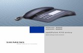 HiPath 3000 HiPath 5000 optiPoint 410 entry · PDF fileThese operating instructions describe the optiPoint 410 entry telephone on your ... All electrical and electronic products should