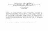 Don’t Pretend to Test Hypotheses: Lexicon and the · PDF file · 2015-07-11Lexicon and the Legitimization of Empirically-Grounded Computational Theory Development * ... dates computational