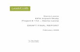 EPA Impact Study Project # 112 – Sierra Leone DRAFT FINAL ...inter-reseaux.org/IMG/pdf/sierra_leone_etude_ape.pdf · Project # 112 – Sierra Leone DRAFT FINAL REPORT ... The overall