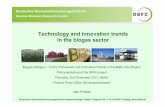 Technology and innovation trends in the biogas sector - spinspin-project.eu/downloads/Prsentation_Postel.pdf · Problematic issues of R&D ... digestate biogas plant sale and trade