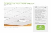 E P D COrTEgA CEILIng PAnELS - Armstrong World · PDF file · 2016-10-212195 Cortega Angled Tegular Panels for 15/16" Suspension System ... Our OShA recordable incident rate is below