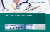 Gx Syringe Systems - Webpackaging · PDF fileincludes pharmaceutical packaging and products for the safe, ... Gx® Syringe Systems ... regarding washing process efficiency · Constant