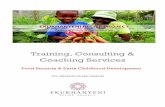 Training, Consulting & Coaching Agro-Ecology Interactive Learning Game Training Page 9-10 • Further Education and Training Certificate (FETC): Early Childhood Development Page 11-13