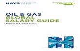 OIL & GAS GLOBAL SALARY GUIDE - Hays plcog/... · Disclaimer: The Oil & Gas Global Salary Guide is representative of a value added service to our clients and candidates. While every