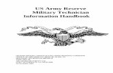 US Army Reserve Military Technician Information · PDF fileUS Army Reserve Military Technician Information Handbook ... Family Medical Leave ... Physical Fitness During Duty Hours
