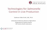 Technologies for Salmonella - UNAMcongreso.fmvz.unam.mx/pdf/memorias/Aves/TECHNOLOGIES FOR Salmonella...Technologies for Salmonella ... leading to plant ... Plant Extracts Others Tools