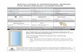 INSTALLATION & OPERATIONAL MANUAL FOR NON-PREHUNG · PDF fileInstallation z-bars, ... FOR NON-PREHUNG STORM DOOR This Installation and Operational Instruction Manual is for ... PROVIA