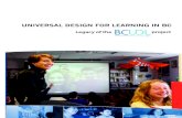UNIVERSAL DESIGN FOR LEARNING IN BC · PDF fileUniversal Design for Learning in BC is published by Special ... The British Columbia Universal Design for Learning Project ... editing