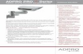 ADPRO PRO Series - Xtralis: Early Warning Safety and ...xtralis.com/misc/files/25927_01_adpro_PRO-E_series_tds_8p_a4.pdf · Using the ADPRO PRO E-Tool software via the IFM-485-ST