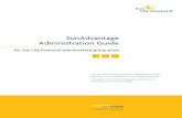 SunAdvantage Administration Guide - Sun Life …. PDF...SunAdvantage Administration Guide for Sun Life Financial-administered group plans Use this guide if Sun Life Financial administers