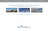 Responding to Trends in the U.S. Electricity Sector · PDF fileResponding to Trends in the U.S. Electricity Sector Sue Tierney, ... honored in this report, ... issued under section