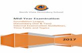 Foundation League (Secondary One & Two) Examination ...northvistasec.moe.edu.sg/qql/slot/u172/files/Contents/Announcement... · (Secondary One & Two) ... Examination Guidelines, Time-Table
